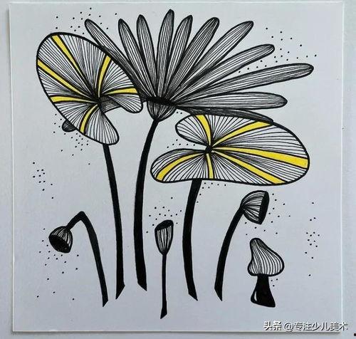 线描画图片大全简单,探索线描画图片大全的无限魅力