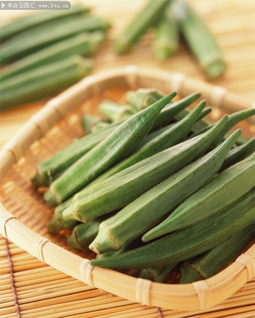 秋葵植物图片大全图片,色彩斑斓的绿色瑰宝