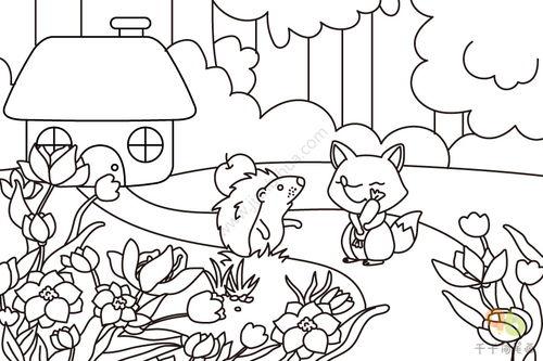 小路简笔画图片大全,描绘生活中的美好瞬间