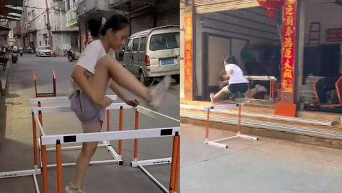 女子跨栏视频,速度与激情的完美演绎