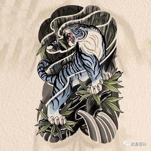 老虎刺青图片大全,威猛图腾的艺术演绎