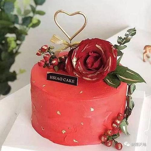 真玫瑰花蛋糕图片大全,浪漫花语与甜蜜诱惑的完美融合