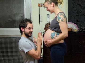 外国怀孕视频,真实孕期视频背后的温馨故事